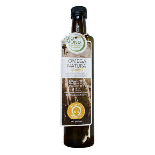 Bio Omega-Natura 500 ml, hochwertige Omega 3/6/9  Bio-Speiseölmischung