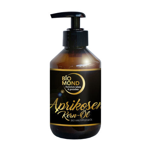 Bio Aprikosenkernöl 200 ml, Hautöl 100% natürlich vegan
