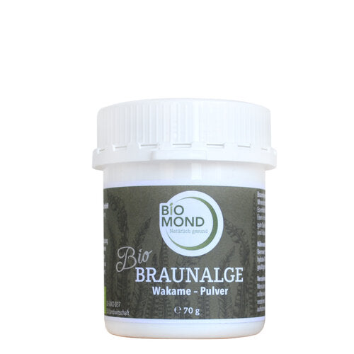 BIO Braunalge Wakame 70 g, Pulver, Apothekerqualität