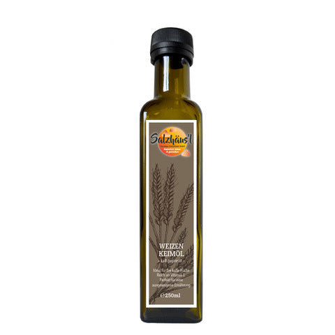 Weizenkeimöl 250 ml,  Salzhäus´l, kalt gepresst / Testsieger