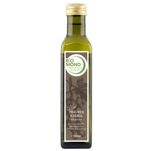 BIO Traubenkernöl 250 ml, BIOMOND / kaltgepresst / 100% rein