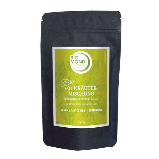 Bio *8*- Kräutermischung 115 g,*Indianertee* René Caisse