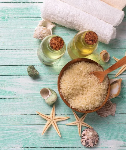 Salzpeeling Körperpeeling 500 ml, Scrub Saunasalz