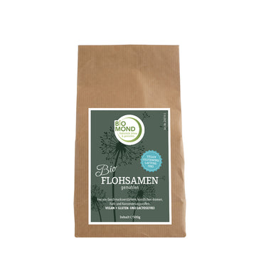 Bio Flohsamen 500 g, gemahlen, naturbelassen