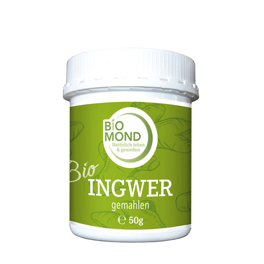 Bio Ingwer gemahlen 50 g, tagesfrisch
