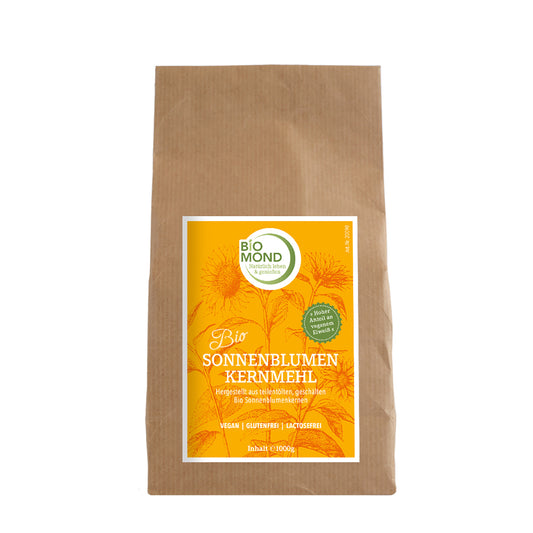 Bio-Sonnenblumenkernmehl 1000 g, teilentölt