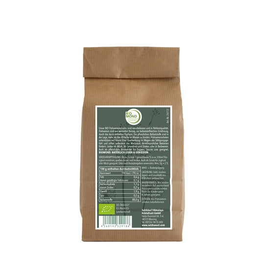 Bio Flohsamenschalen 100 g, naturbelassen, Rohkostqualität