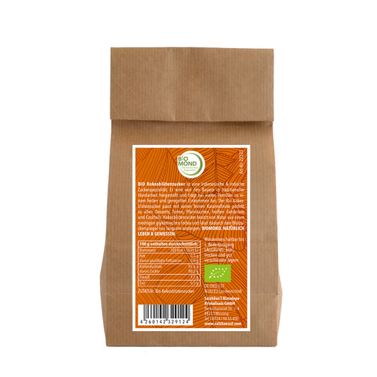 BIO Kokosblütenzucker 300 g, Zuckerersatz
