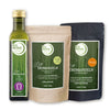 Bio Erdmandel Genuss-Set: Erdmandelöl 250 ml + Erdmandelflocken & Erdmandeln fein gemahlen je 500 g