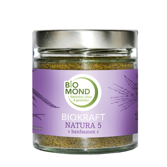 Biokraft Natura 5, 200 g, Hanf-Proteinpulver
