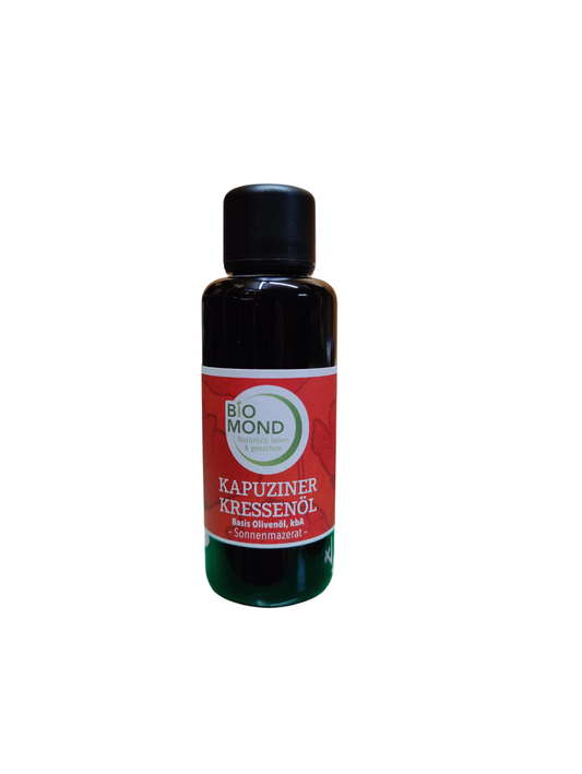 Bio-Kapuziner-Kressenöl 50 ml, Basis Olivenöl