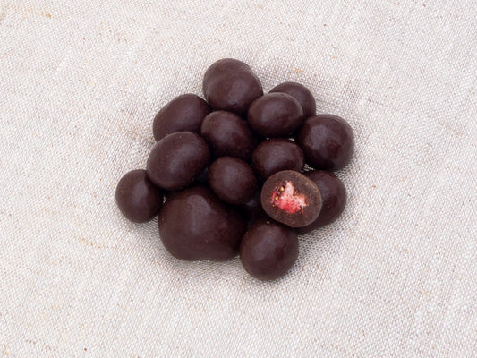 Bio Erdbeere in Zartbitter-Schokolade, 50 g